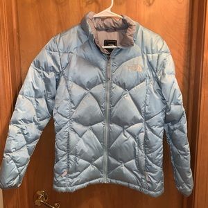 Power Blue North Face Winter Jacket